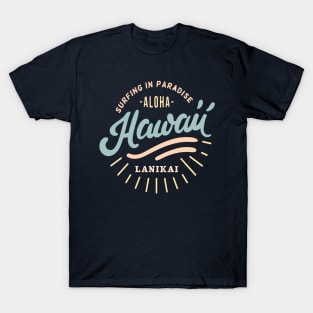 Surfing in paradise T-Shirt Hawaii Aloha Shirt Vintage T-Shirt